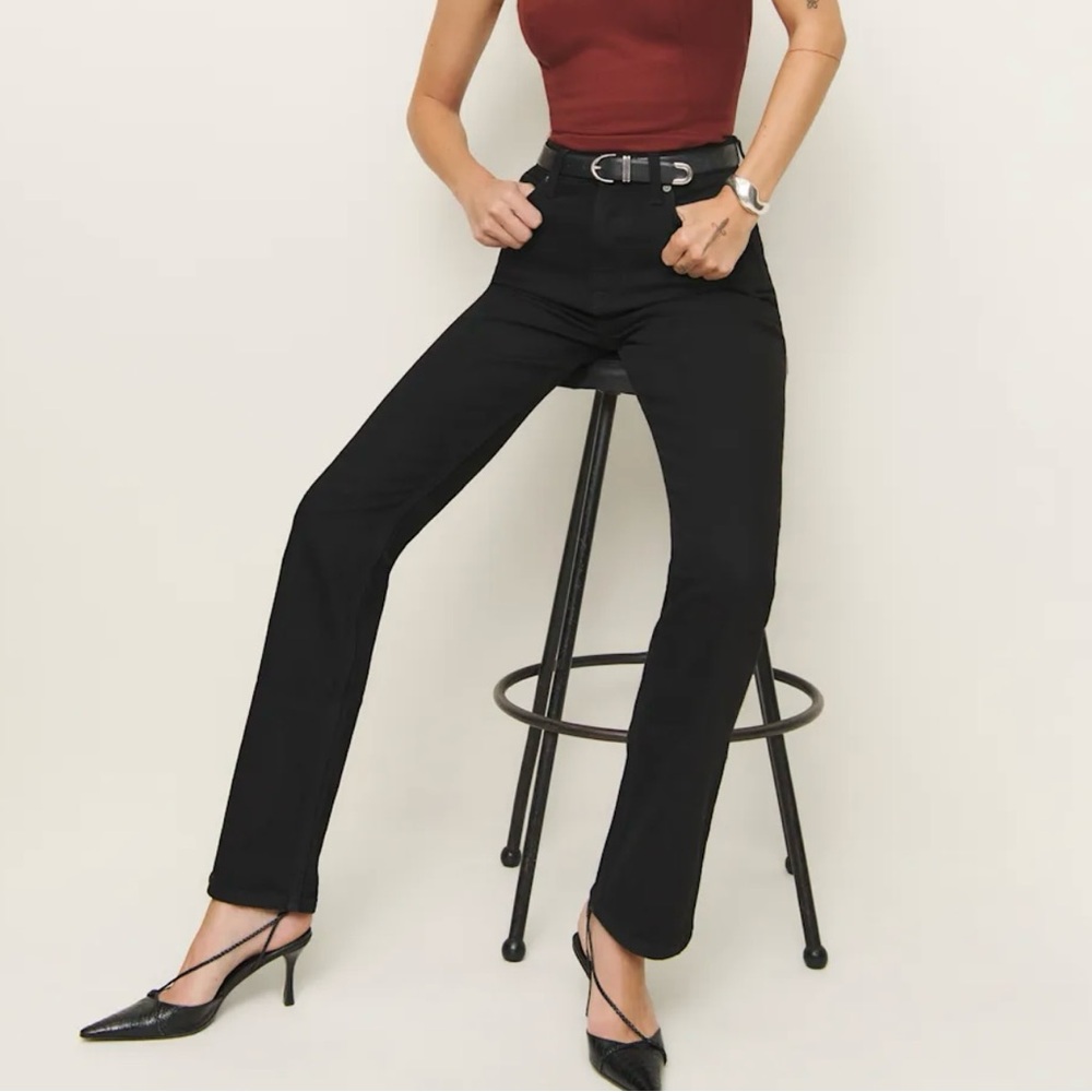 Reformation Jax Jeans Black